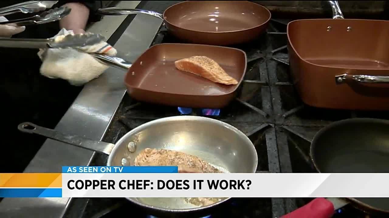 WATCH Copper Chef put to the test does anything stick to...
